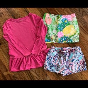 Girls Lilly Pulitzer Bundle Size 8-12